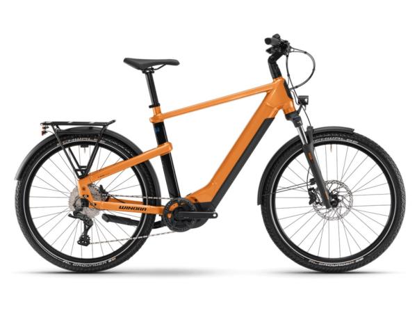 Winora YAKUN X10 UNISEX i750Wh 10-G Cues 24 Winora BCXK ginger gloss Rh 45