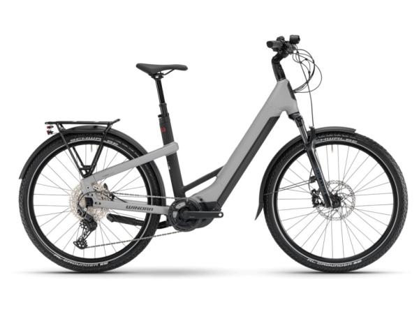 Winora YAKUN X12 LOW STEP i750Wh 12-G Deore 24 Win BCXK classic silver gloss Rh 55