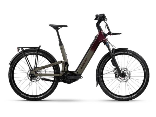 Winora SINUS FS R5f PRO i800Wh 5-G Nexus 25-26 WIN BCXK GL_sand/deep red Rh S