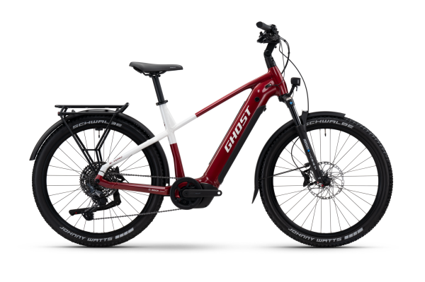 GHOST E-TERU Advanced EQ High carbon red/chilly white - glossy L